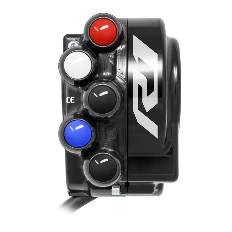 Comando Gas Jetprime con Pulsantiera Integrata Nera con Logo per YAMAHA YZF-R1 2020-2025