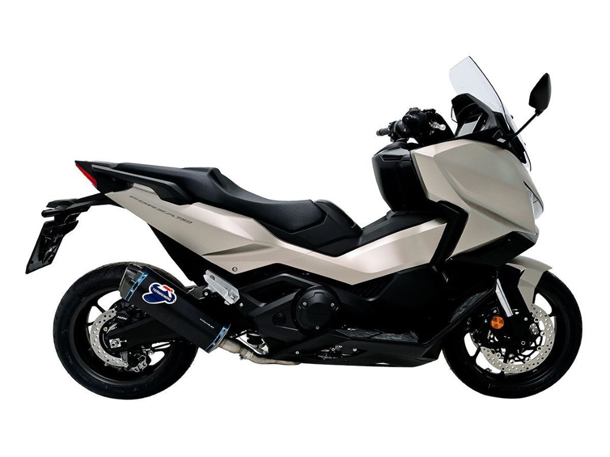 Silenziatore Termignoni Omologato Euro 5+ in Titanio Verniciato Nero per HONDA FORZA 750 2025