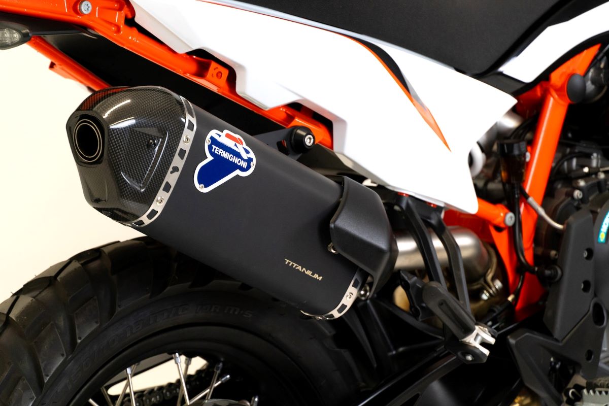 Silenziatore Termignoni Omologato E5 in Titanio Nero per KTM 790 ADVENTURE 2023-2024