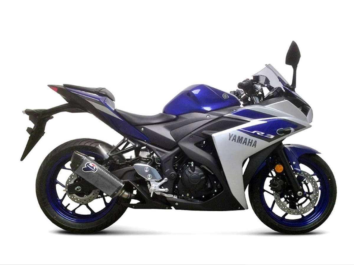 Silenziatore Termignoni Force Racing in Acciaio Inox per YAMAHA YZF-R3 2015-2020