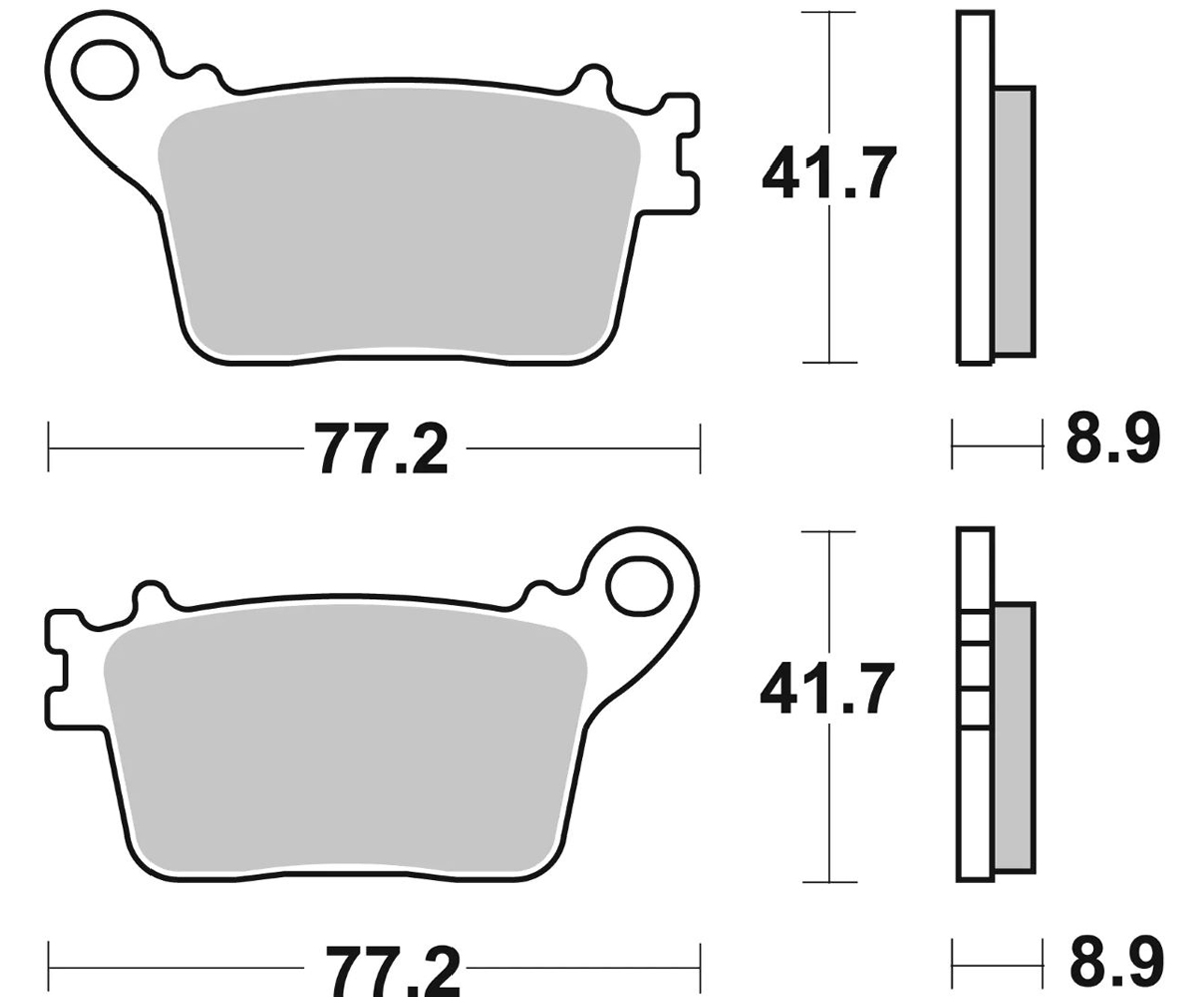 Pastiglie Freno Posteriori Brembo ⁠07HO59SP