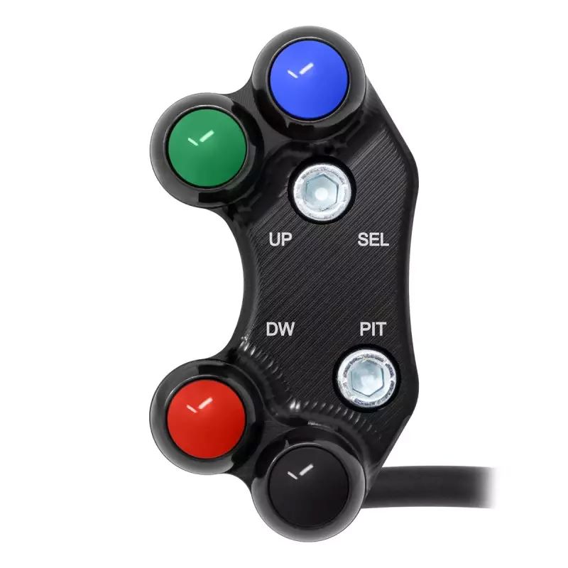 Pulsantiera Jetprime Sinistra SuperSport per Centralina Mectronik per YAMAHA YZF R3 2019-2024