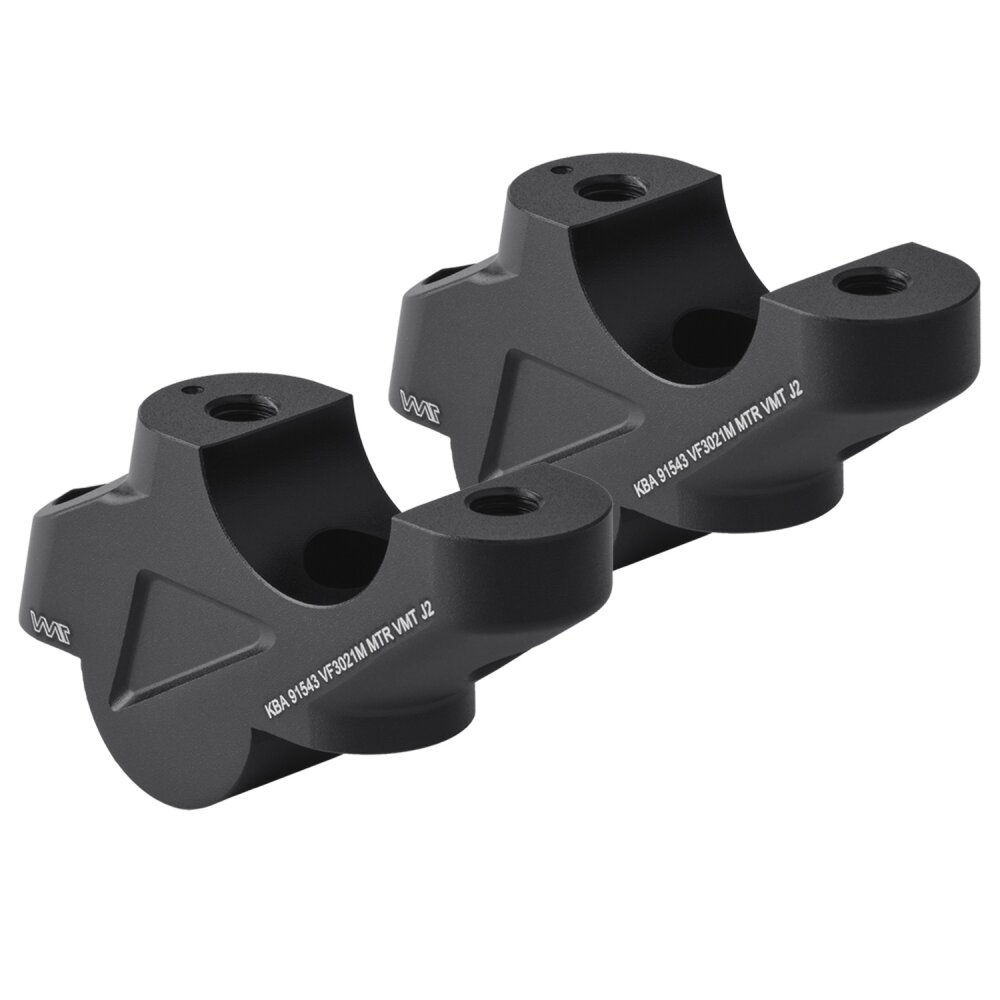Riser manubrio rialzati 30 mm e arretrati 21 mm per MOTO GUZZI STELVIO V100 2024-2025