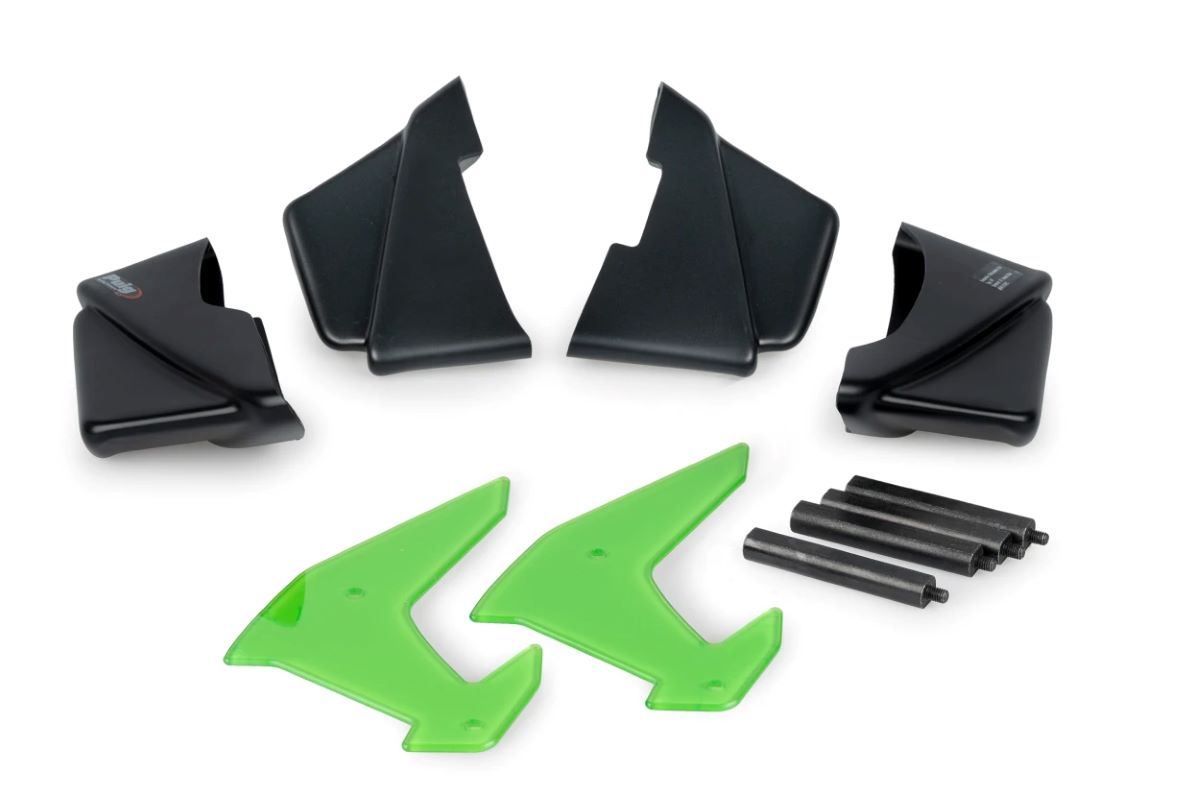 Spoiler Laterali Downforce Naked Puig Verdi per KAWASAKI Z H2 2020-2025
