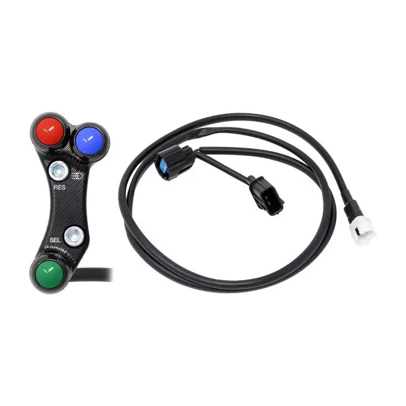 Kit Luce Pioggia Jetprime con Pulsantiera Sinistra Racing per YAMAHA YZF R7 2022-2024