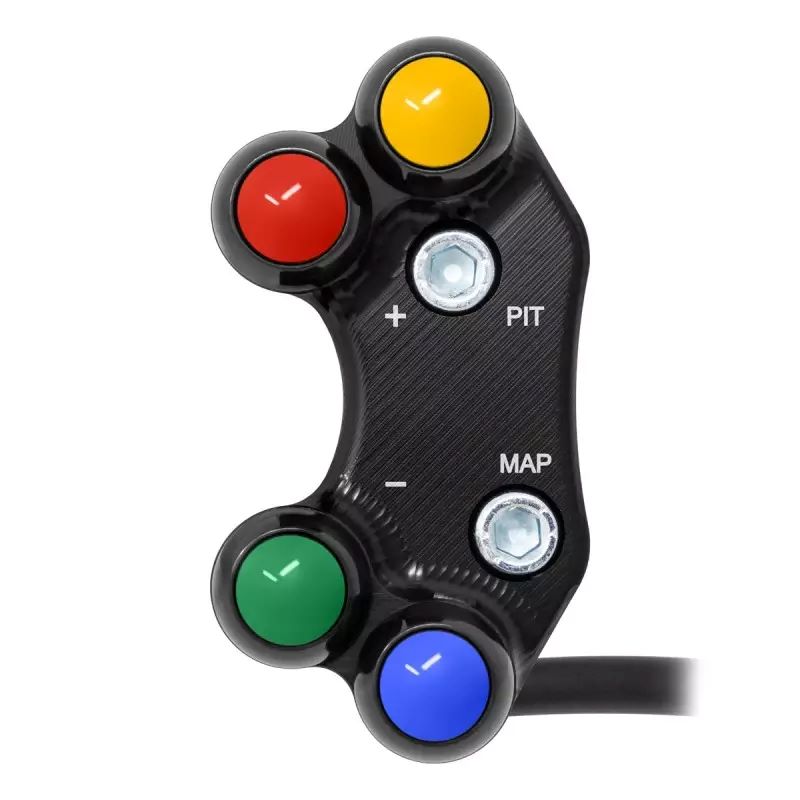 Pulsantiera Jetprime Sinistra SuperSport per Centralina Mectronik per YAMAHA YZF R6 2021-2024