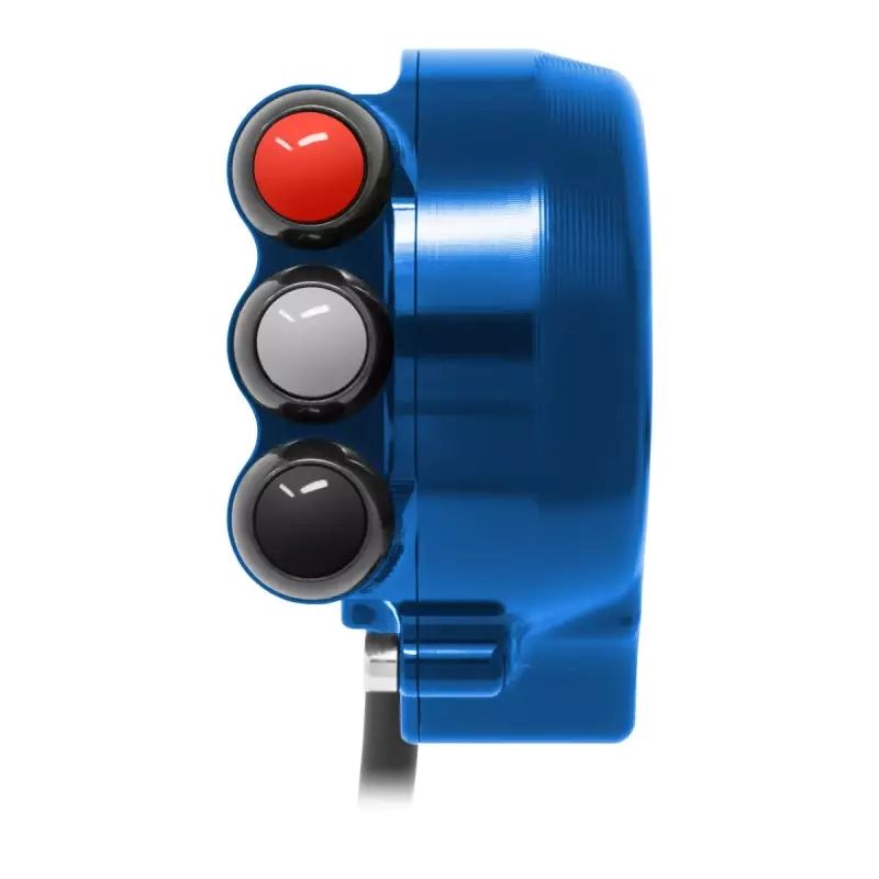 Comando gas Jetprime con pulsantiera integrata blu per APRILIA RS 660 2020-2024