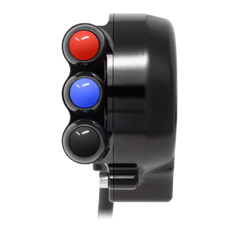 Comando gas Jetprime con pulsantiera integrata nera per APRILIA RSV4 1100 /FACTORY 2019-2020