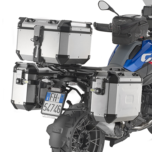 Portavaligie laterale Kappa specifico per valigie MONOKEY CAM-SIDE per BMW R 1300 GS 2024-2025