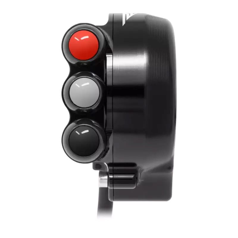 Comando gas Jetprime con pulsantiera integrata Loggata Nero per APRILIA RSV4 1100 /FACTORY 2021-2024