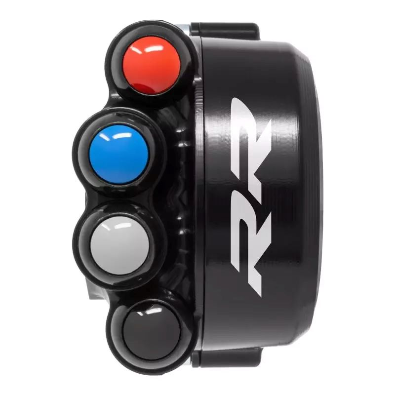 Comando Gas Jetprime con Pulsantiera Integrata Nera con Logo per BMW S 1000 RR 2015-2020