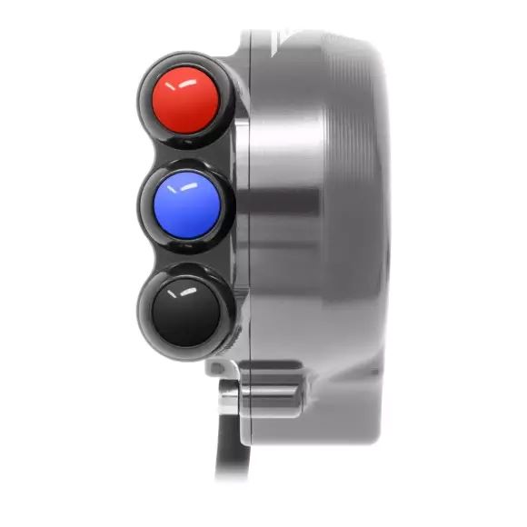 Comando gas Jetprime con pulsantiera integrata Loggata Titanio per APRILIA RSV4 1100 /FACTORY 2019-2020