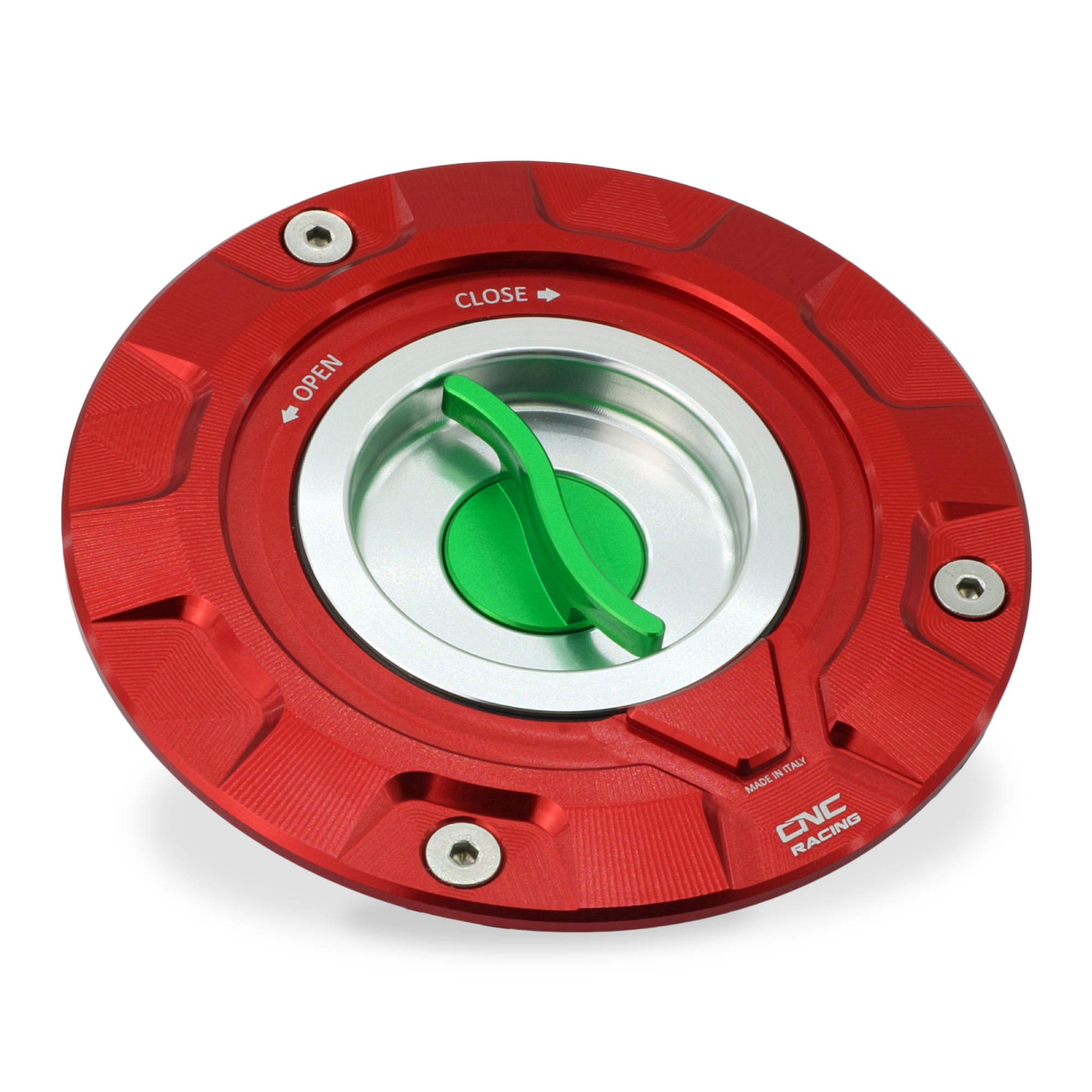 Tappo serbatoio carburante Livrea Tricolore CNC Racing per DUCATI PANIGALE V2 2020-2024