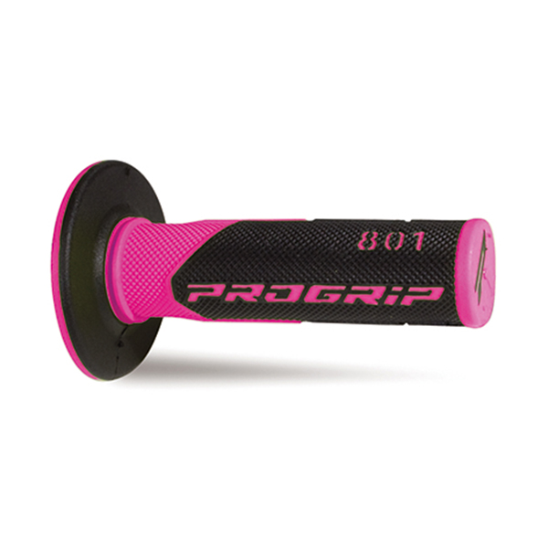 Manopole ProGrip Dual Density Cross Fucsia Fluo 801 Offroad