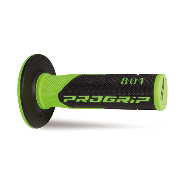 Manopole ProGrip Dual Density Cross Verde Fluo 801 Offroad