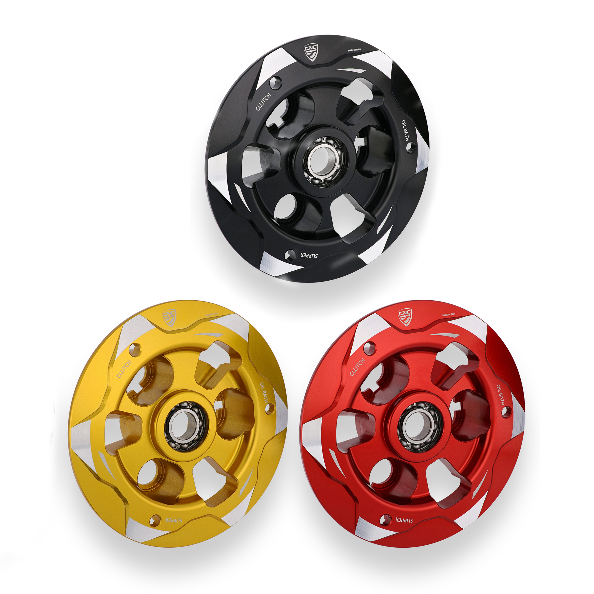 Piattello spingidisco frizione bicolor CNC Racing con cuscinetto per DUCATI DIAVEL V4 2022-2025