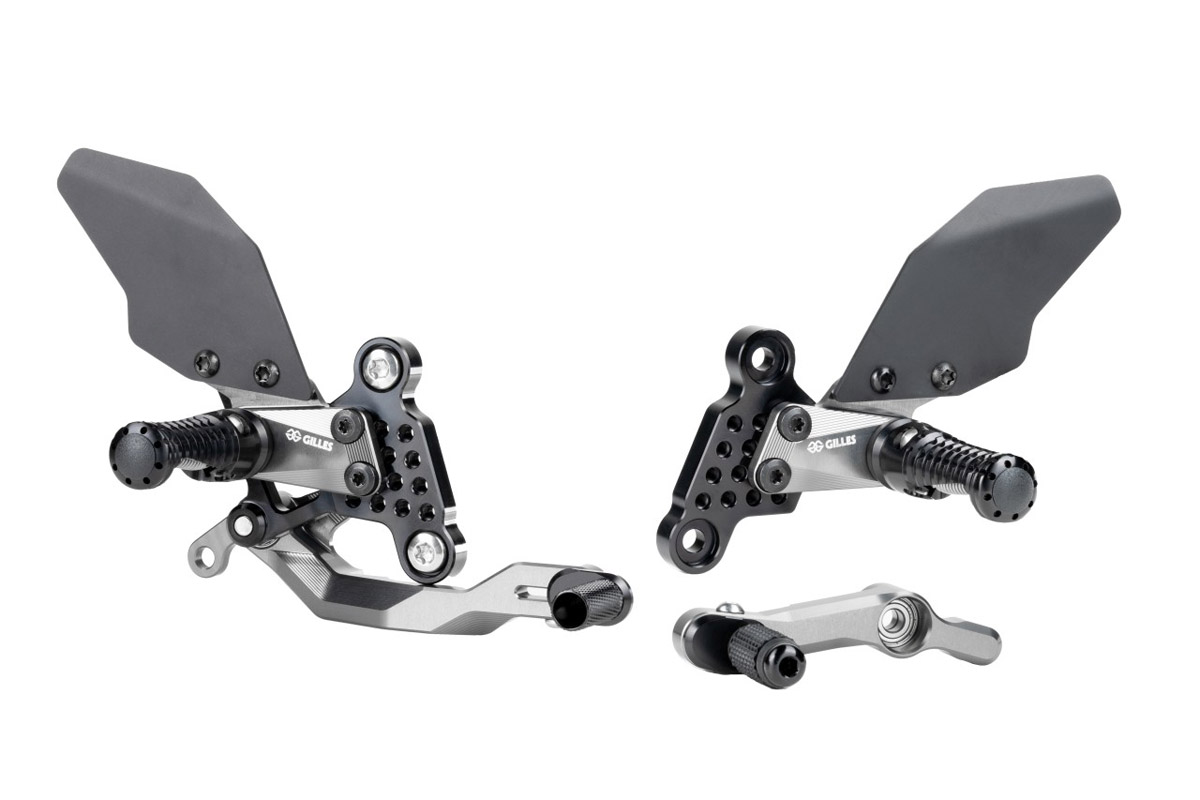 Gruppo Pedane Gilles Tooling AS31GT3 Nero per YAMAHA XSR 900 2022-2025