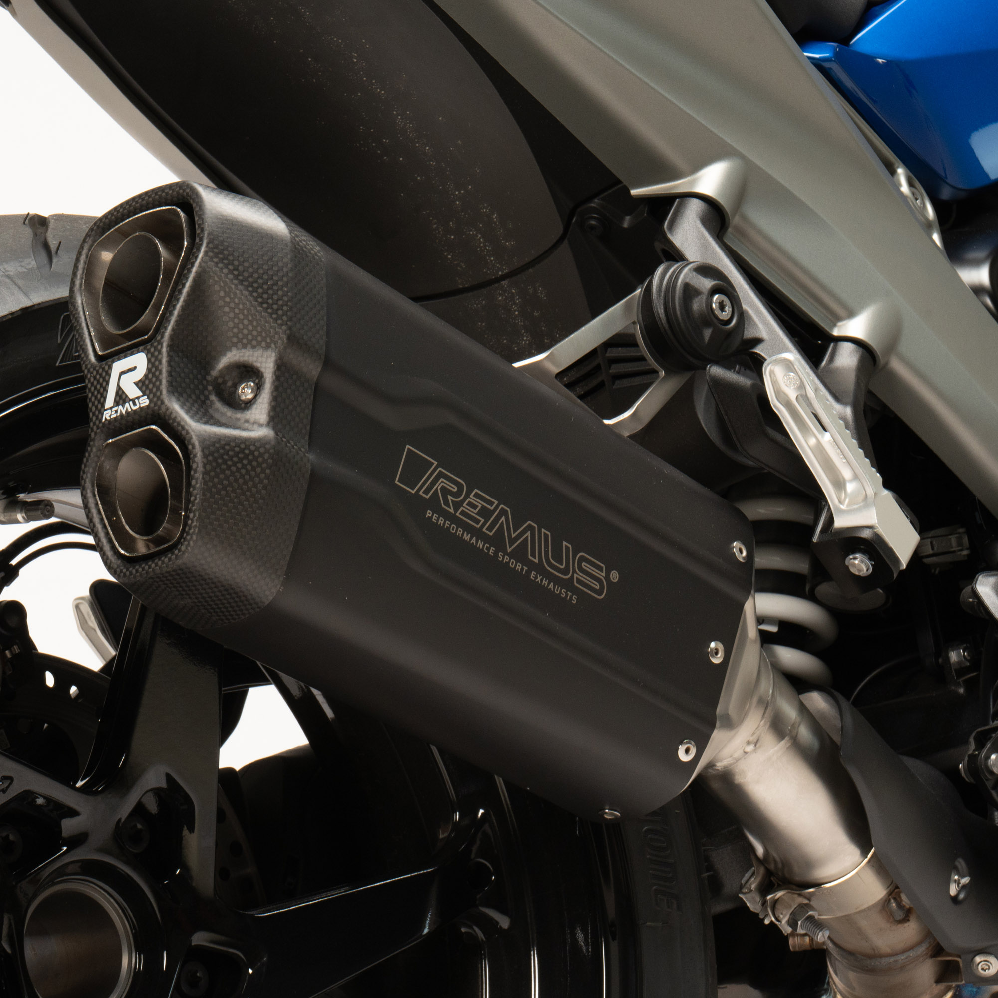 Silenziatore Remus 8 2.0 acciaio nero omologato per BMW R 1300 R 2025