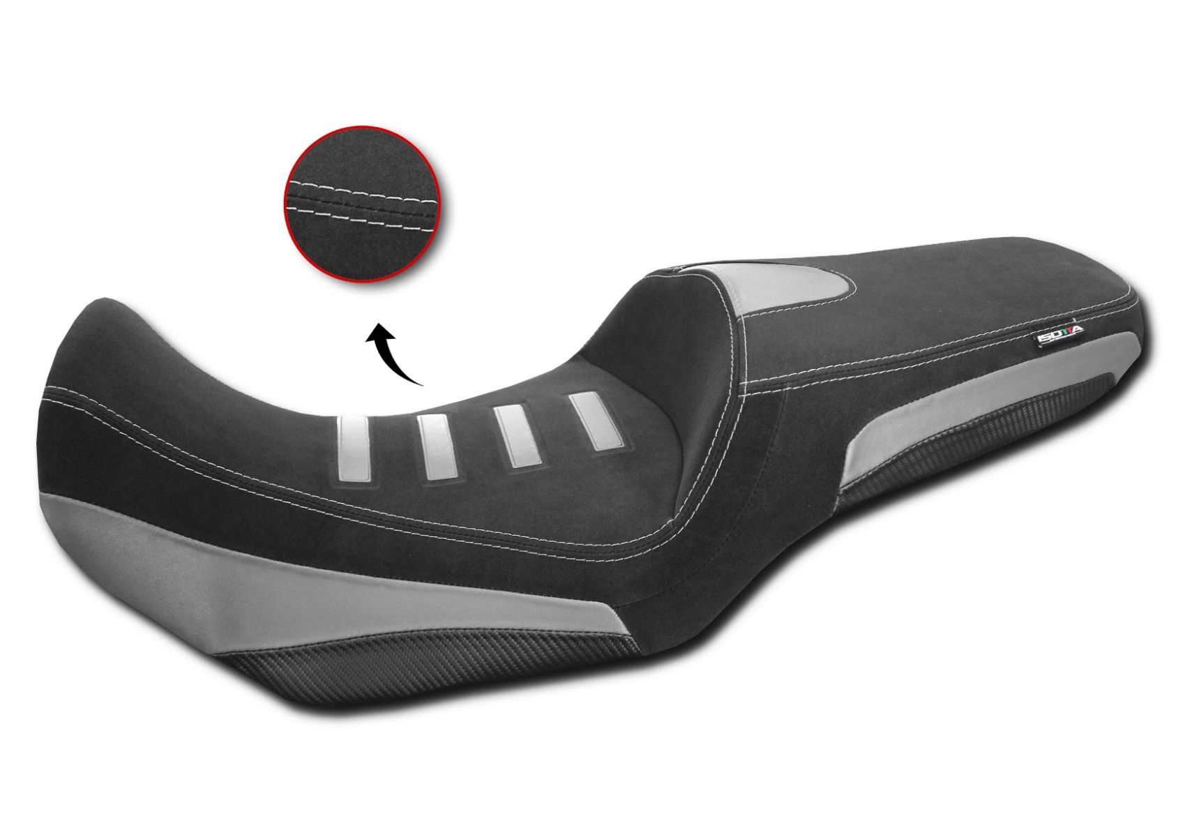 Sella comfort Nera Isotta per HONDA XL 750 TRANSALP 2023-2025