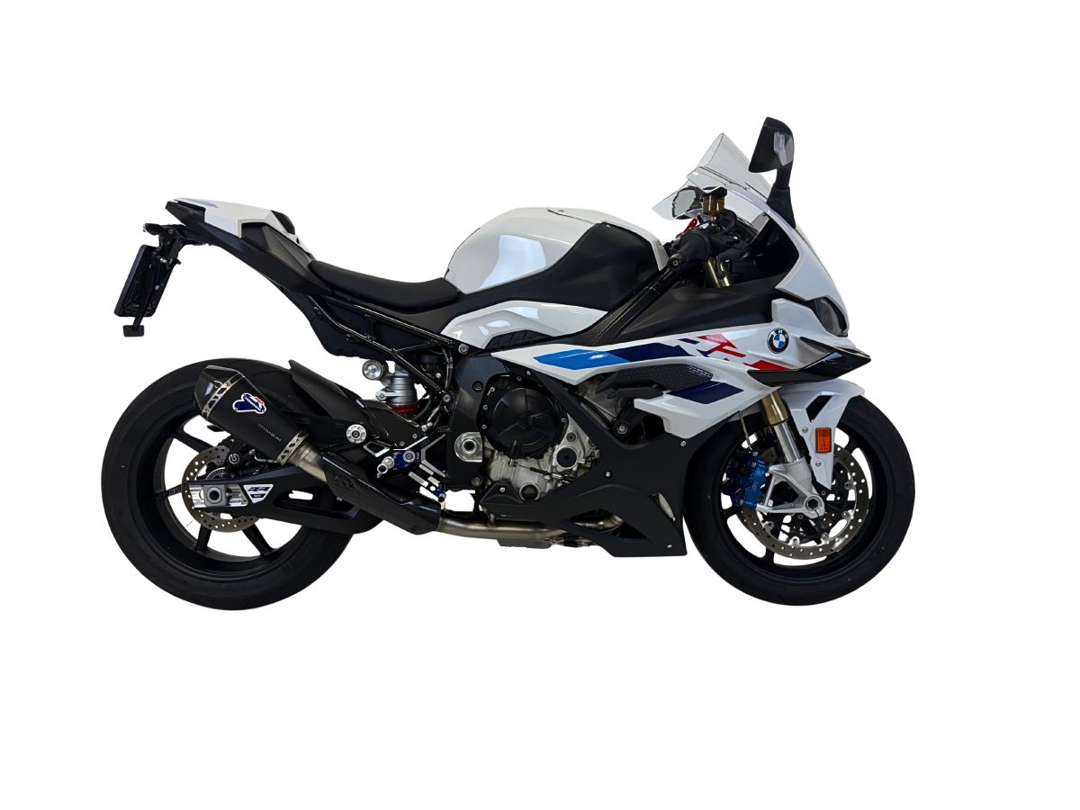 Scarico Completo Termignoni Racing in Acciaio Inox con Terminale Nero Conico in Titanio per BMW S 1000 RR 2019-2025