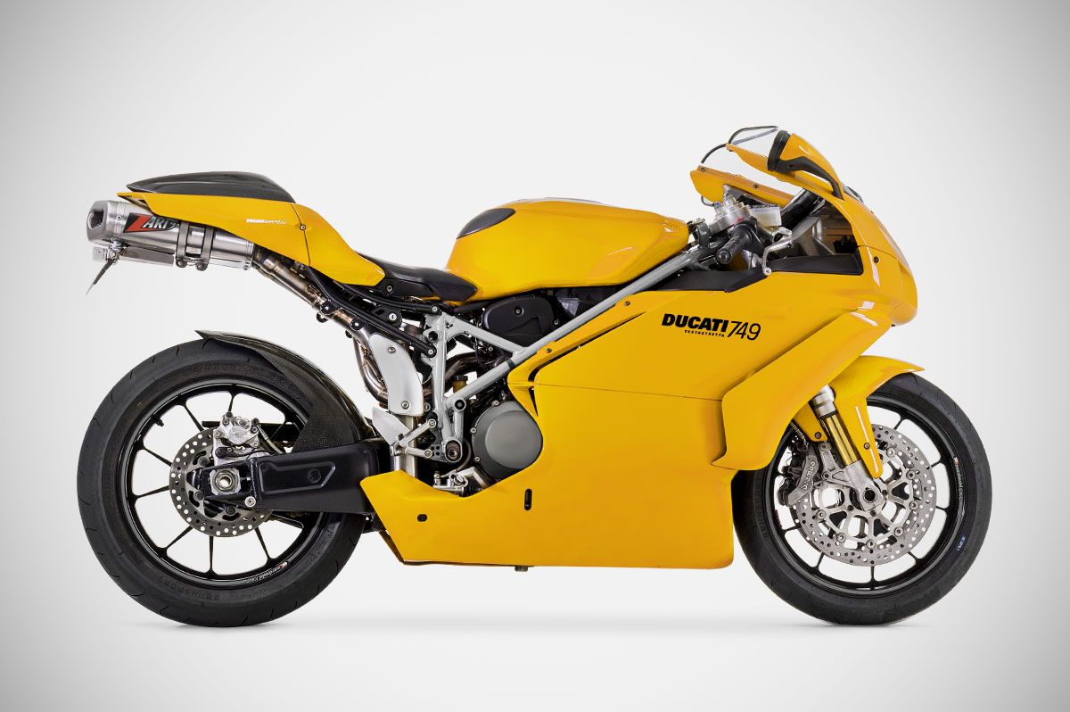 Kit Completo Zard Acciaio Inox Racing Coppa Alta Biposto per DUCATI 749 2003-2006