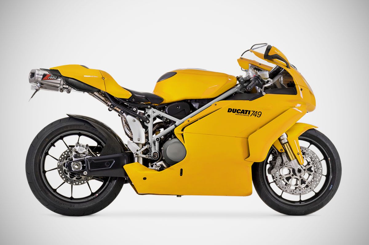 Kit Completo Zard Acciaio Inox Racing Coppa Bassa Monoposto per DUCATI 749 2003-2005