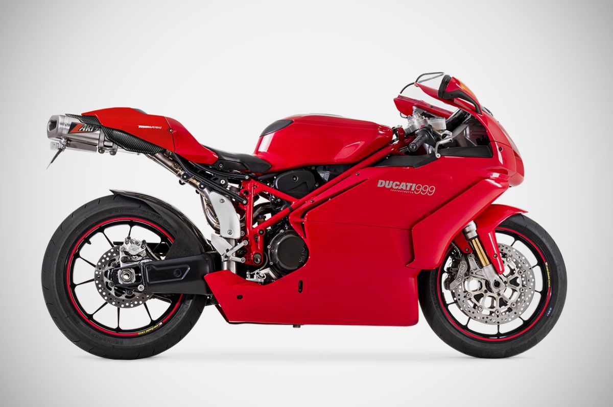 Kit Completo Zard Acciaio Inox Racing Coppa Bassa Monoposto per DUCATI 999 2003-2005