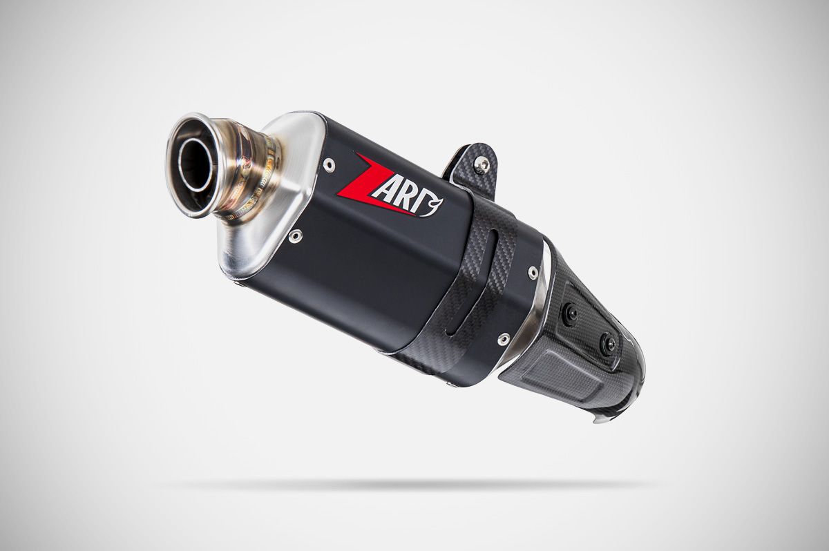 Slip-On Zard Acciaio Inox Nero Omologato E5+ per ROYAL ENFIELD HIMALAYAN 450 2024-2025