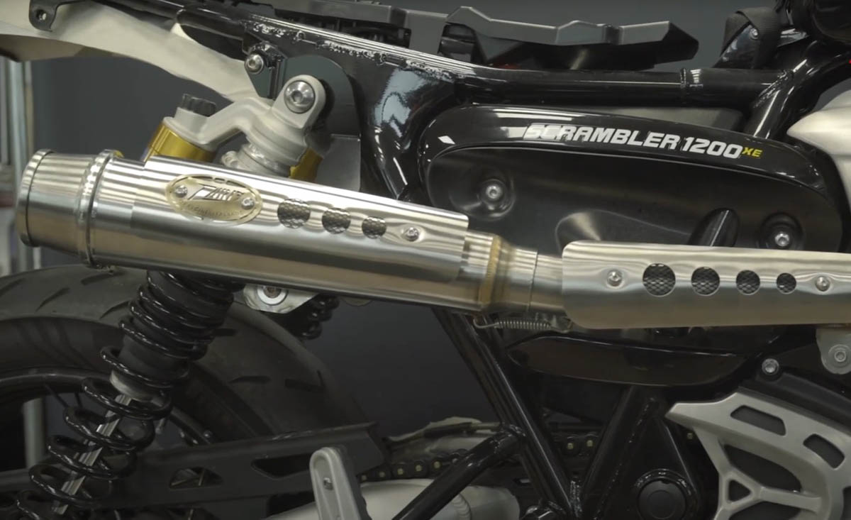 Kit Completo Zard Acciaio Inox Satinato Racing per TRIUMPH SCRAMBLER 1200 2019-2023