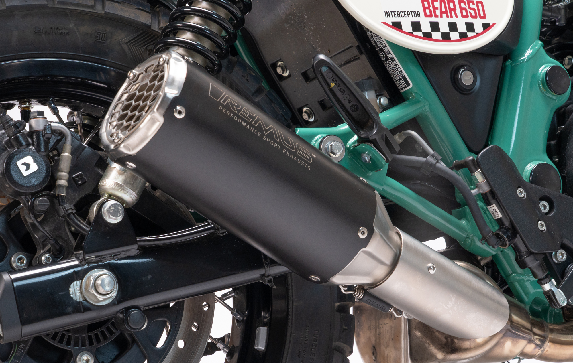 Silenziatore Remus BoostR omologato per ROYAL ENFIELD BEAR 650 2025