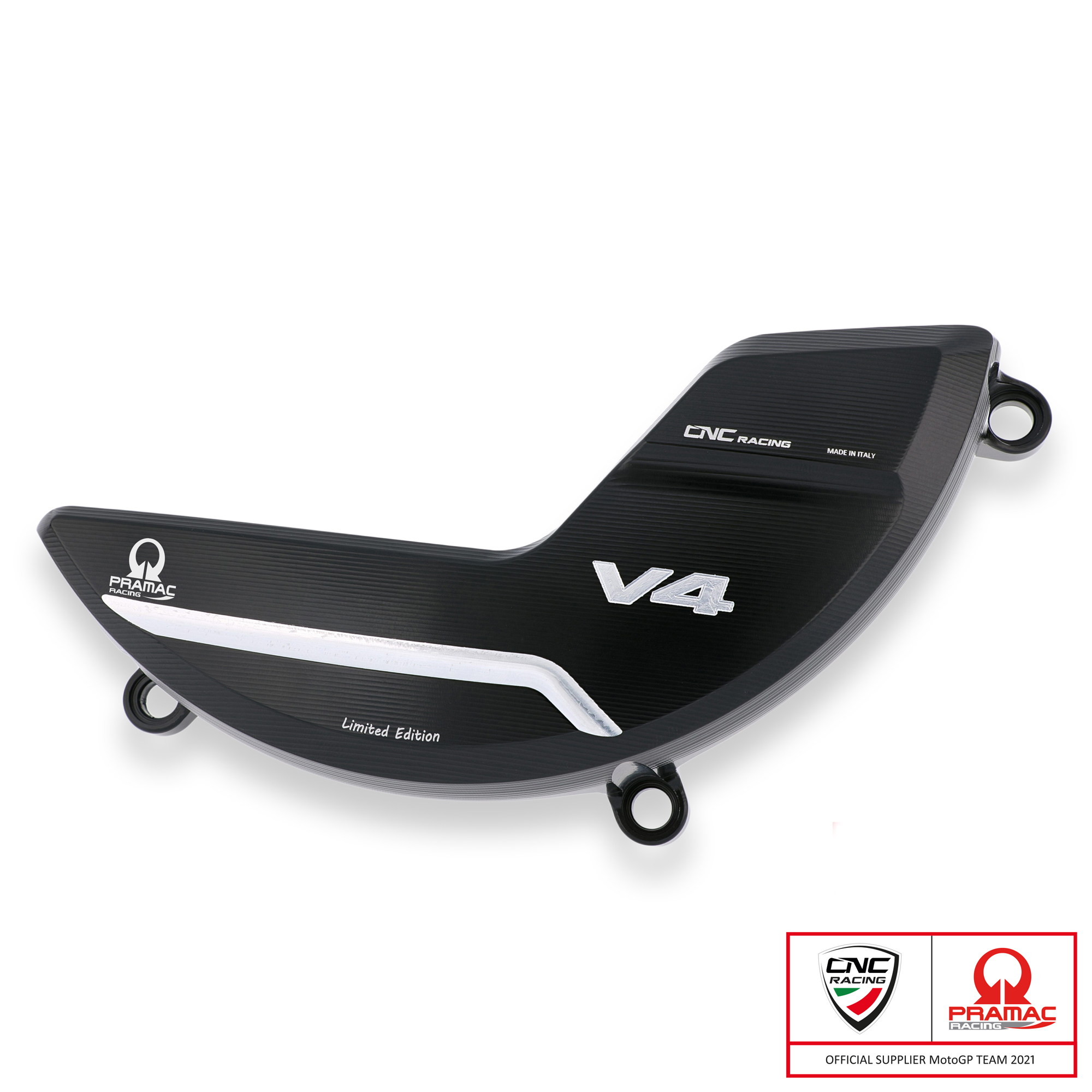 Protezione carter frizione CNC Racing Pramac Racing Limited Edition per DUCATI STREETFIGHTER V4 /S 2023-2024