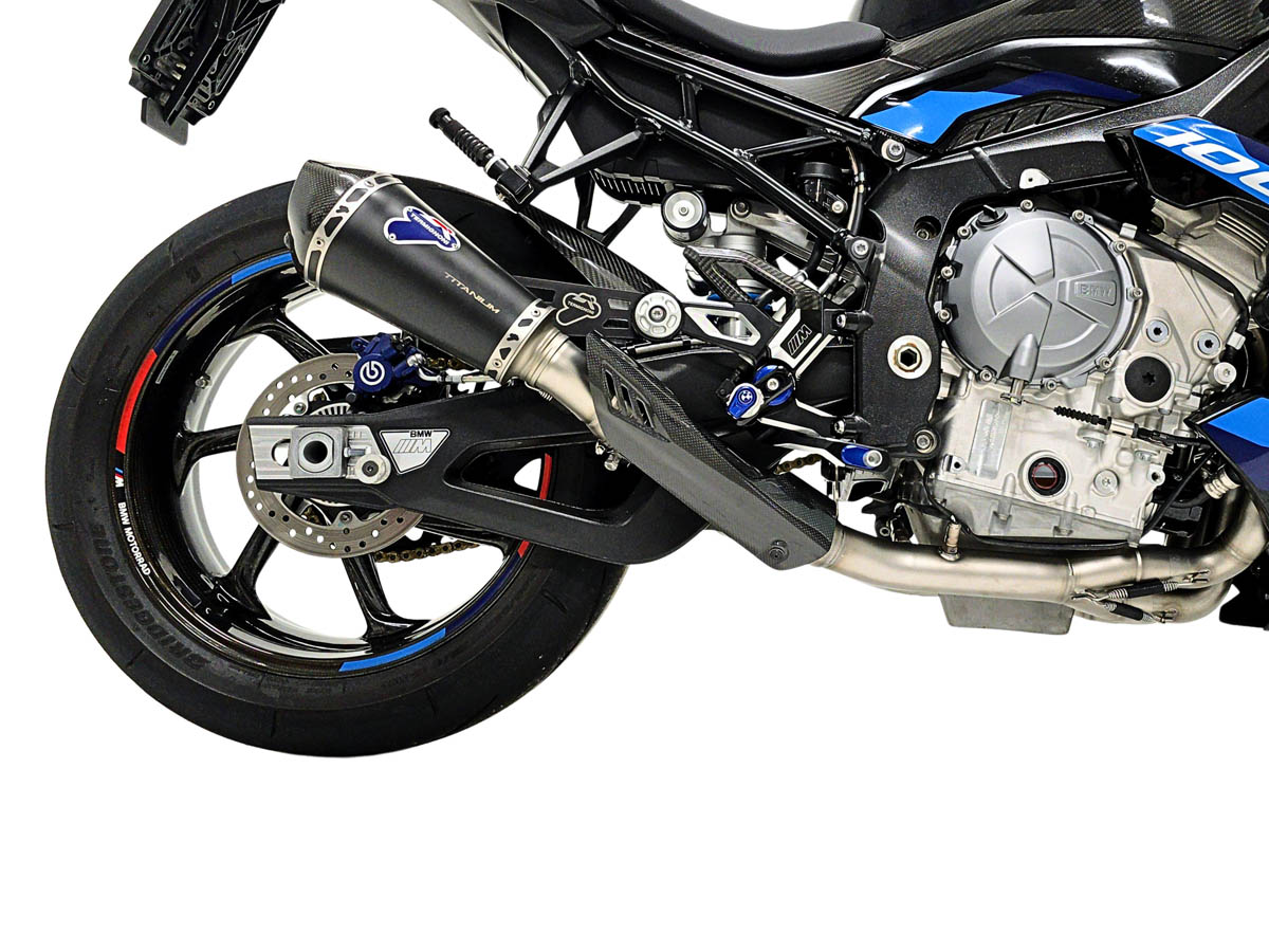 Scarico Completo Termignoni Racing in Acciaio Inox con Terminale Nero Conico in Titanio per BMW S 1000 R 2021-2025