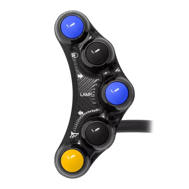 Pulsantiera Jetprime sinistra stradale Nera per KTM 990 SUPERMOTO 2008-2013