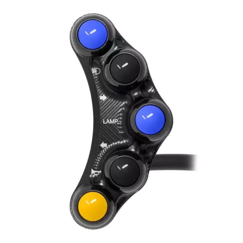 Pulsantiera Jetprime sinistra stradale Nera per ITALJET DRAGSTER 300 2024