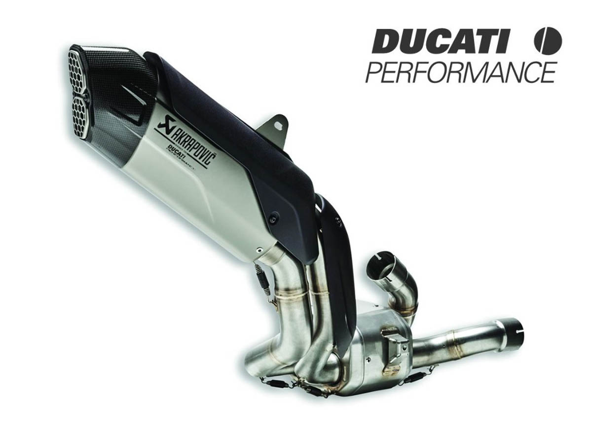 Scarico completo Akrapovic Ducati Performance per DUCATI MULTISTRADA V4 RALLY 2023-2024