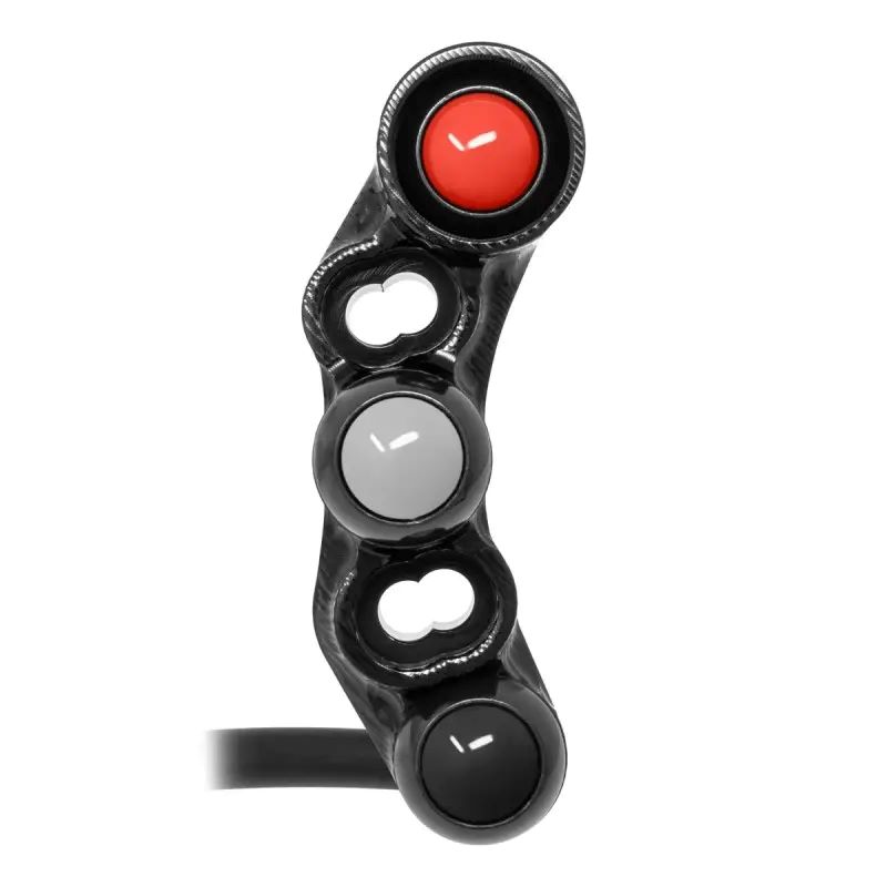 Pulsantiera Jetprime destra stradale Nera per APRILIA RS 457 2024-2025