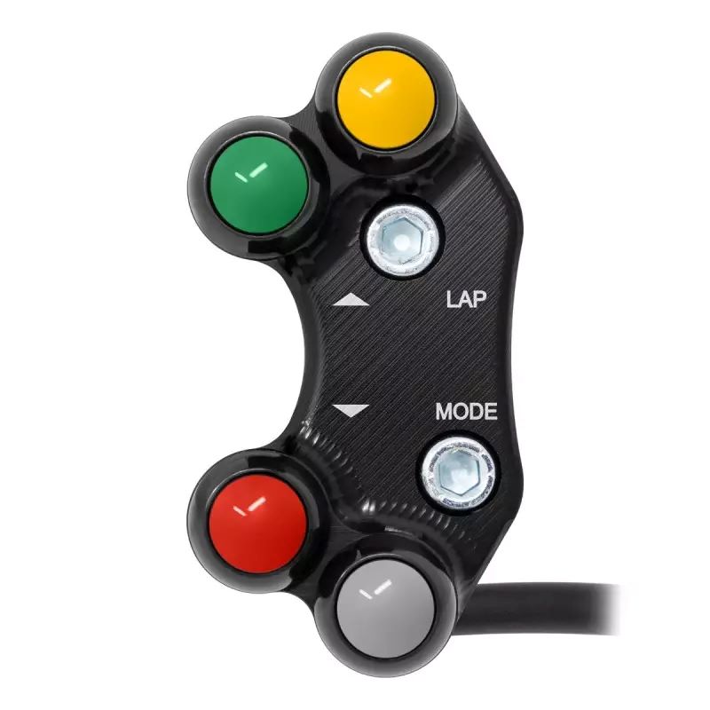 Pulsantiera Jetprime sinistra racing Nera per HONDA CBR 600 RR 2024
