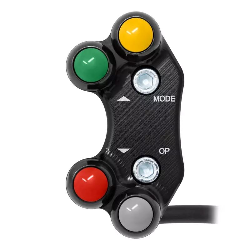 Pulsantiera Jetprime sinistra racing Nera per SUZUKI GSX-8R 2023-2025