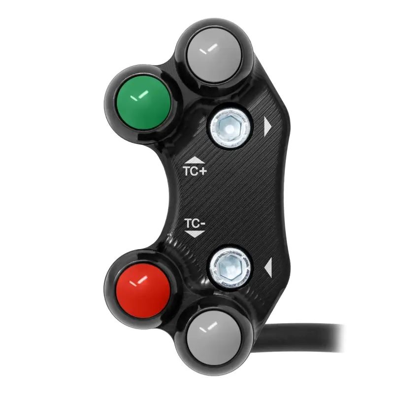Pulsantiera Jetprime sinistra racing Nera per APRILIA RS 457 2024-2025
