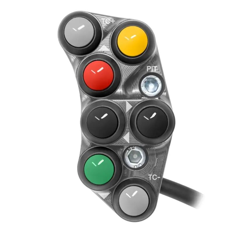 Pulsantiera Jetprime sinistra racing Titanio per APRILIA RS 660 2020-2024