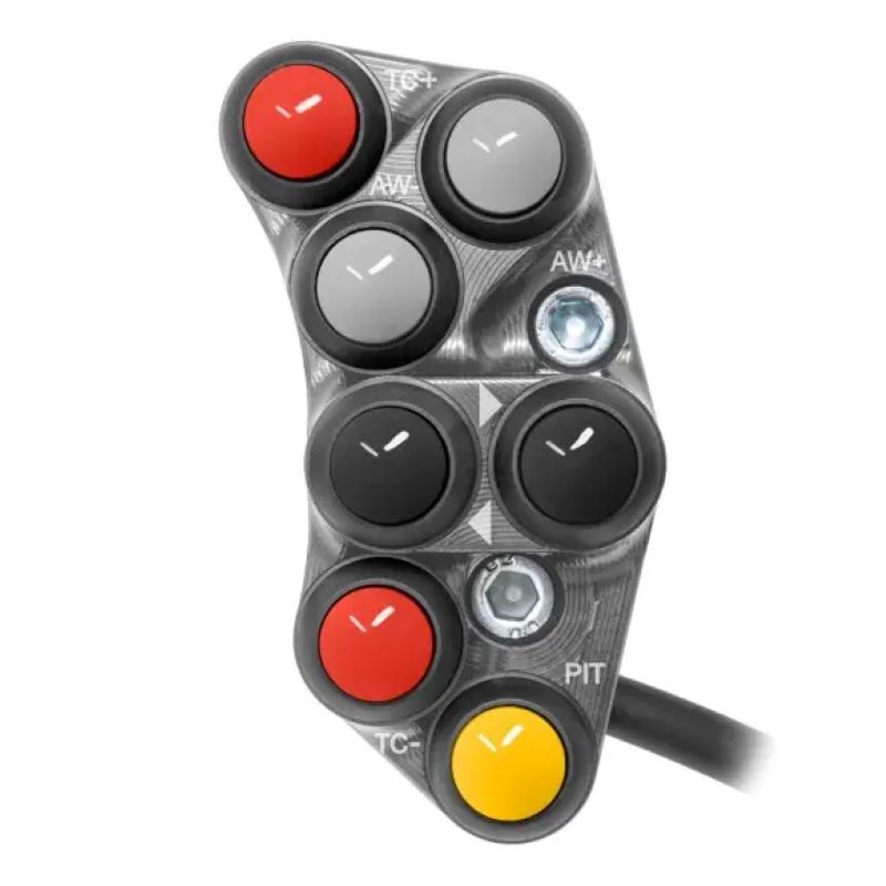 Pulsantiera Jetprime sinistra racing Titanio per APRILIA RSV4 1100 /FACTORY 2025