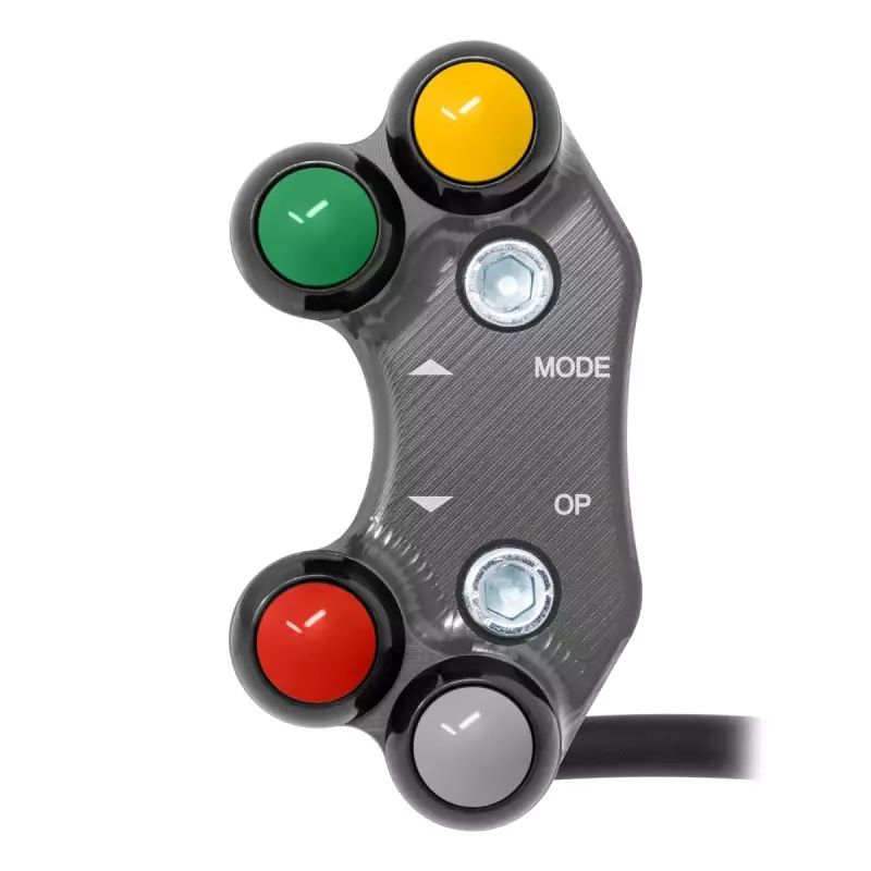Pulsantiera Jetprime sinistra racing Titanio per SUZUKI GSX-8R 2023-2025