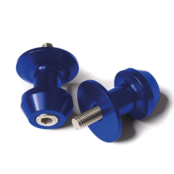 Coppia Supporti Cavalletto Posteriore Topline 10mm Colore Blu