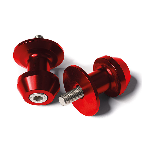 Coppia Supporti Cavalletto Posteriore Topline 6mm Colore Rosso