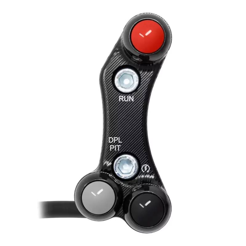 Pulsantiera Jetprime destra racing Nera per DIAVEL STREETFIGHTER V4 /S 2025