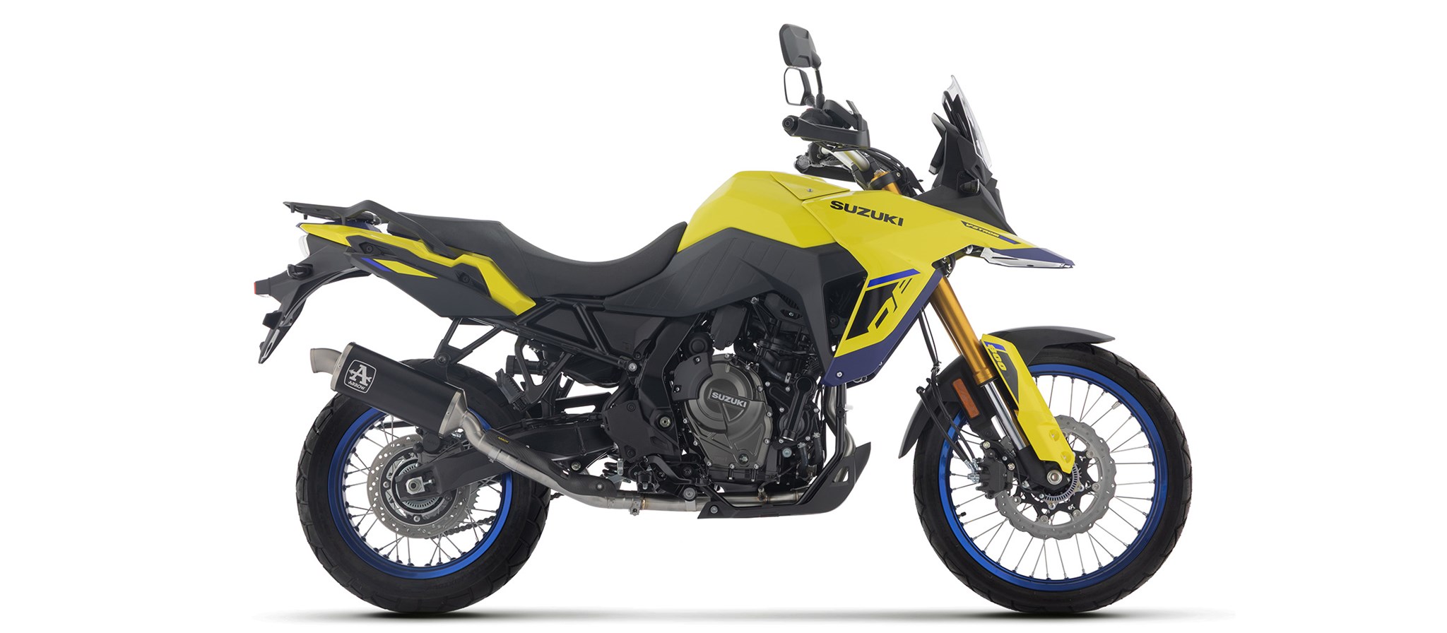 Terminale omologato Arrow Indy-Race Alluminio Dark fondello acciaio per SUZUKI V-STROM 800 DE 2025-2026
