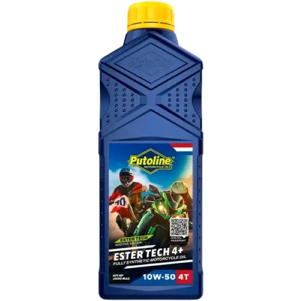 Olio 4 tempi ESTER TECH 4+ 10W-50 Putoline