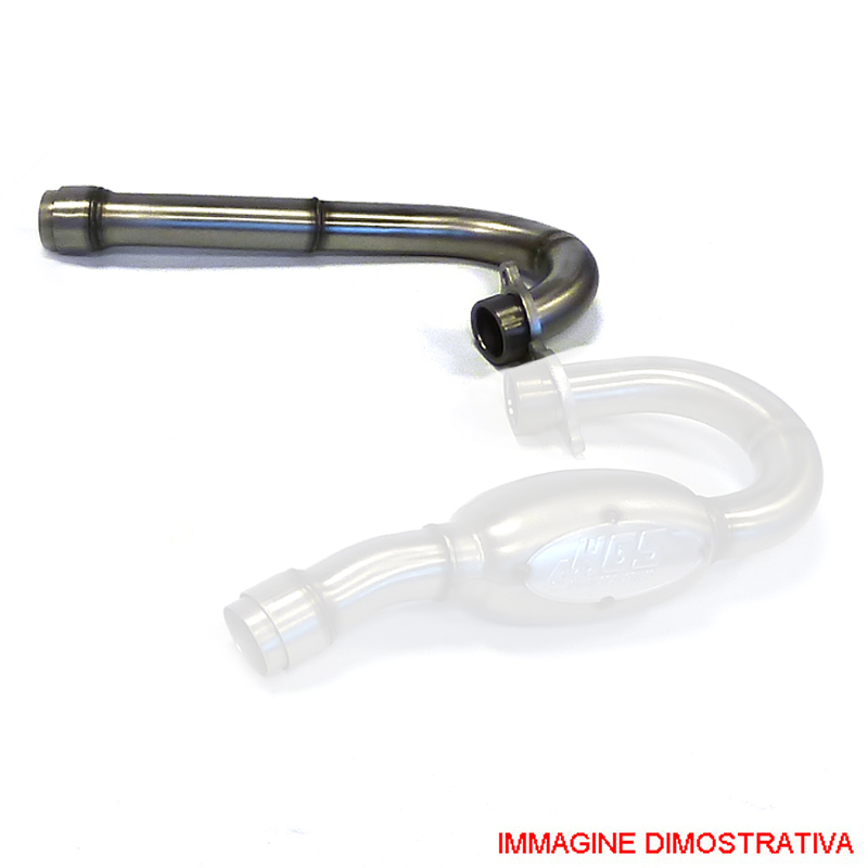 Collettore di testa sinistro HGS in acciaio per HONDA CRF 250 2018-2021