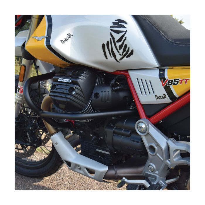 Crash bar in alluminio Nero Isotta per MOTO GUZZI V85 TT 2019-2023