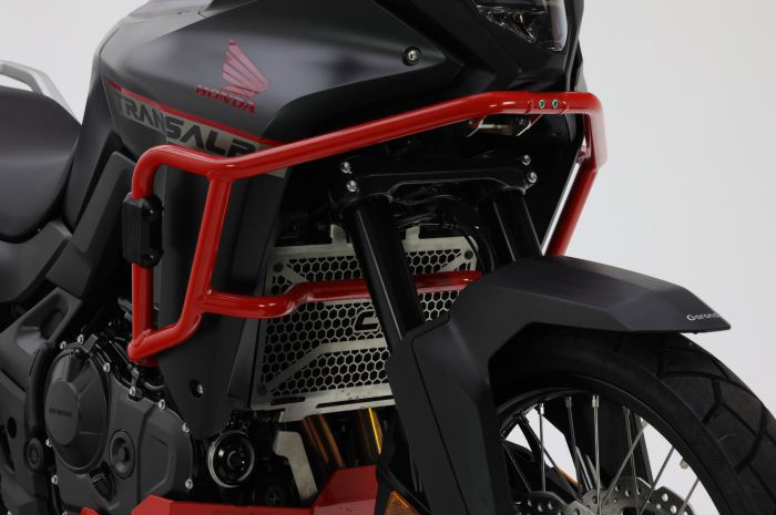 Crash bar in alluminio Rosso Isotta per HONDA XL 750 TRANSALP 2023-2024